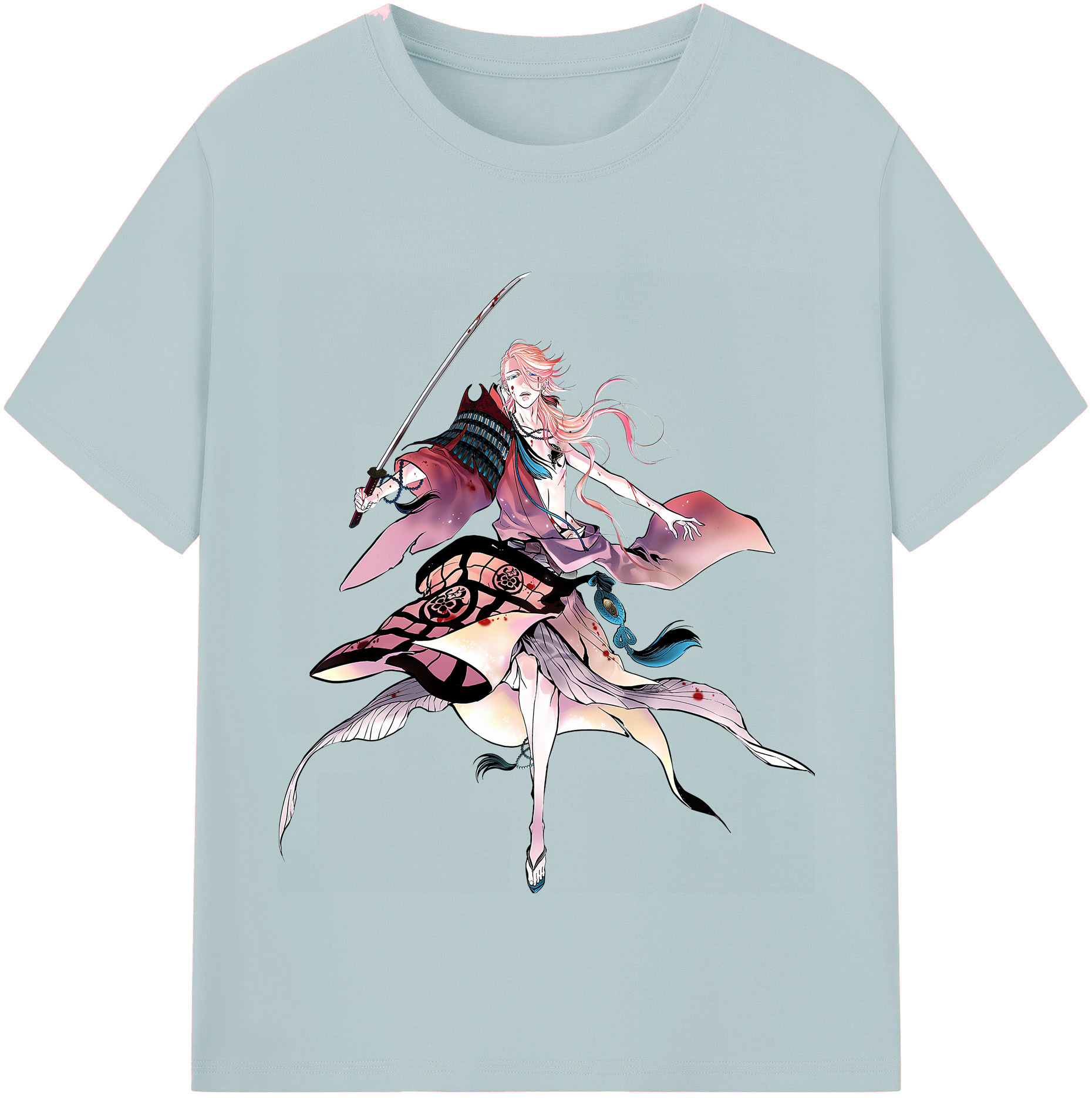 （画像用） 刀剣乱舞 Touken Ranbu 綿100％半袖Tシャツ（フロントプリント）